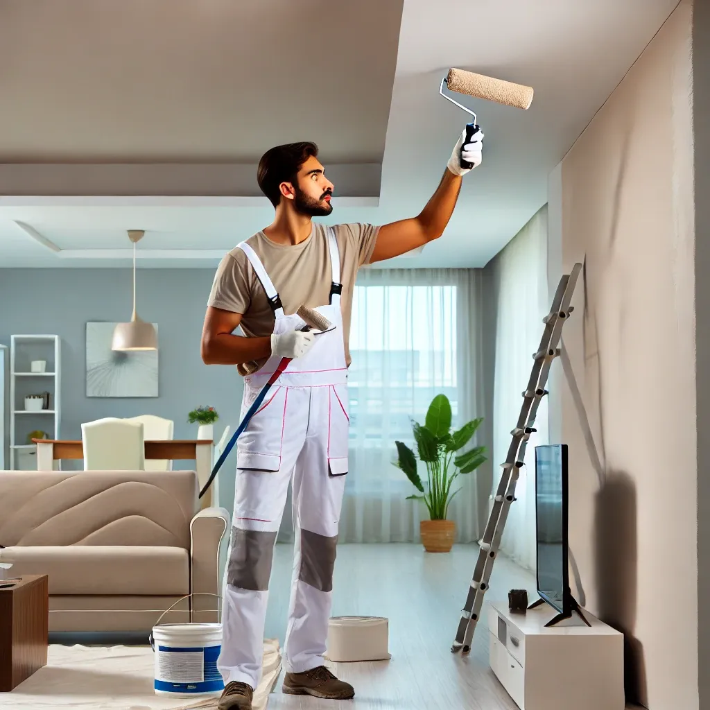 مقاول دهانات، ترميم مباني، دهانات داخلية، حي لبن