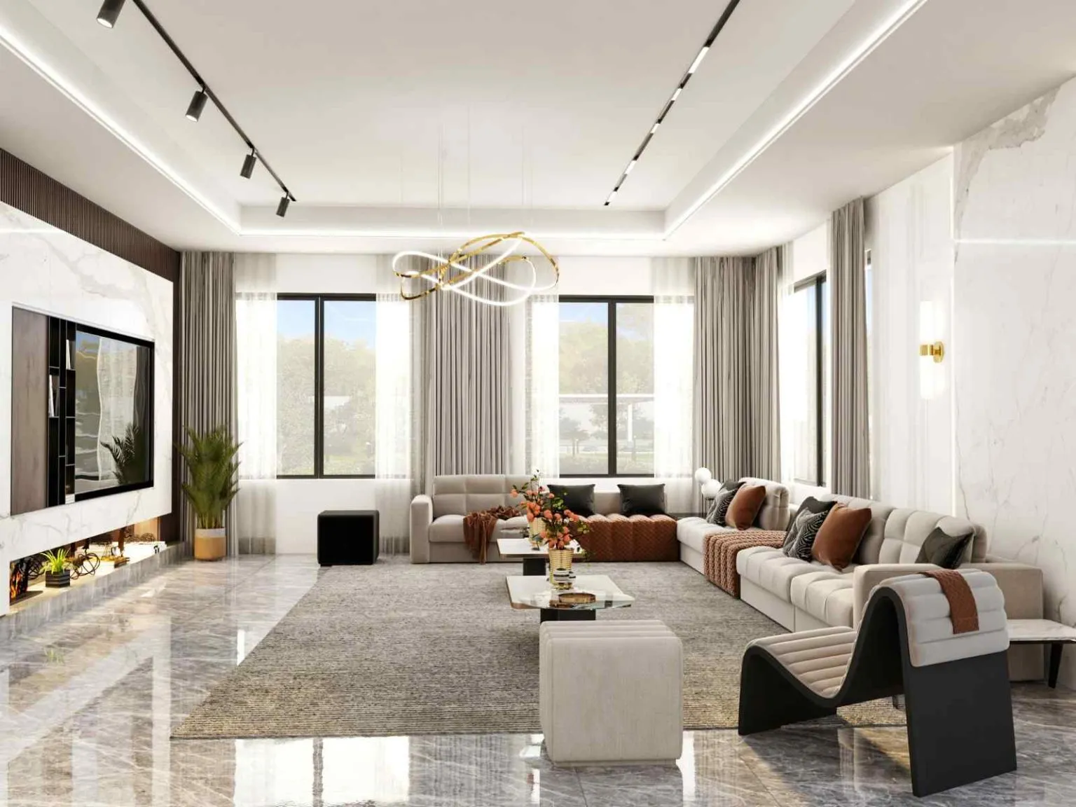 ديكورات منازل حديثة وبسيطةفي شمال الرياض 