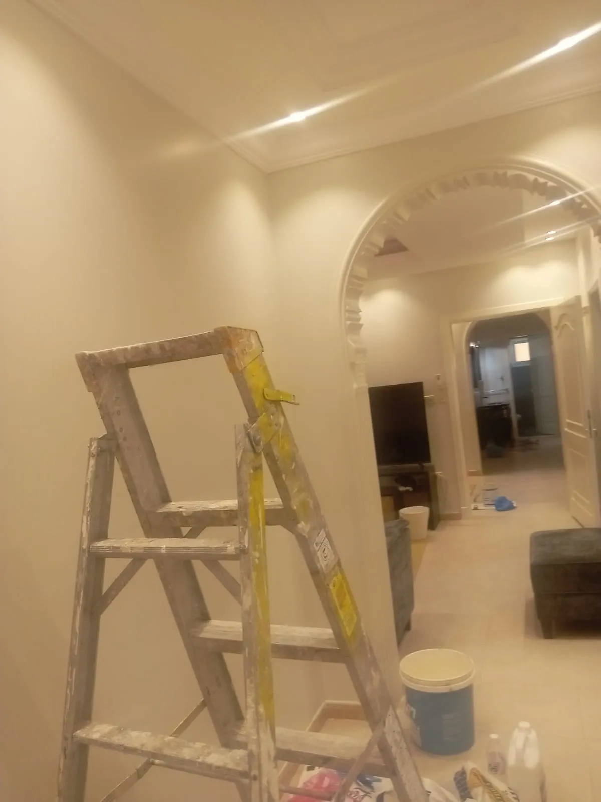 أحدث الوان الدهانات للصالة بالرياض حي العارض 