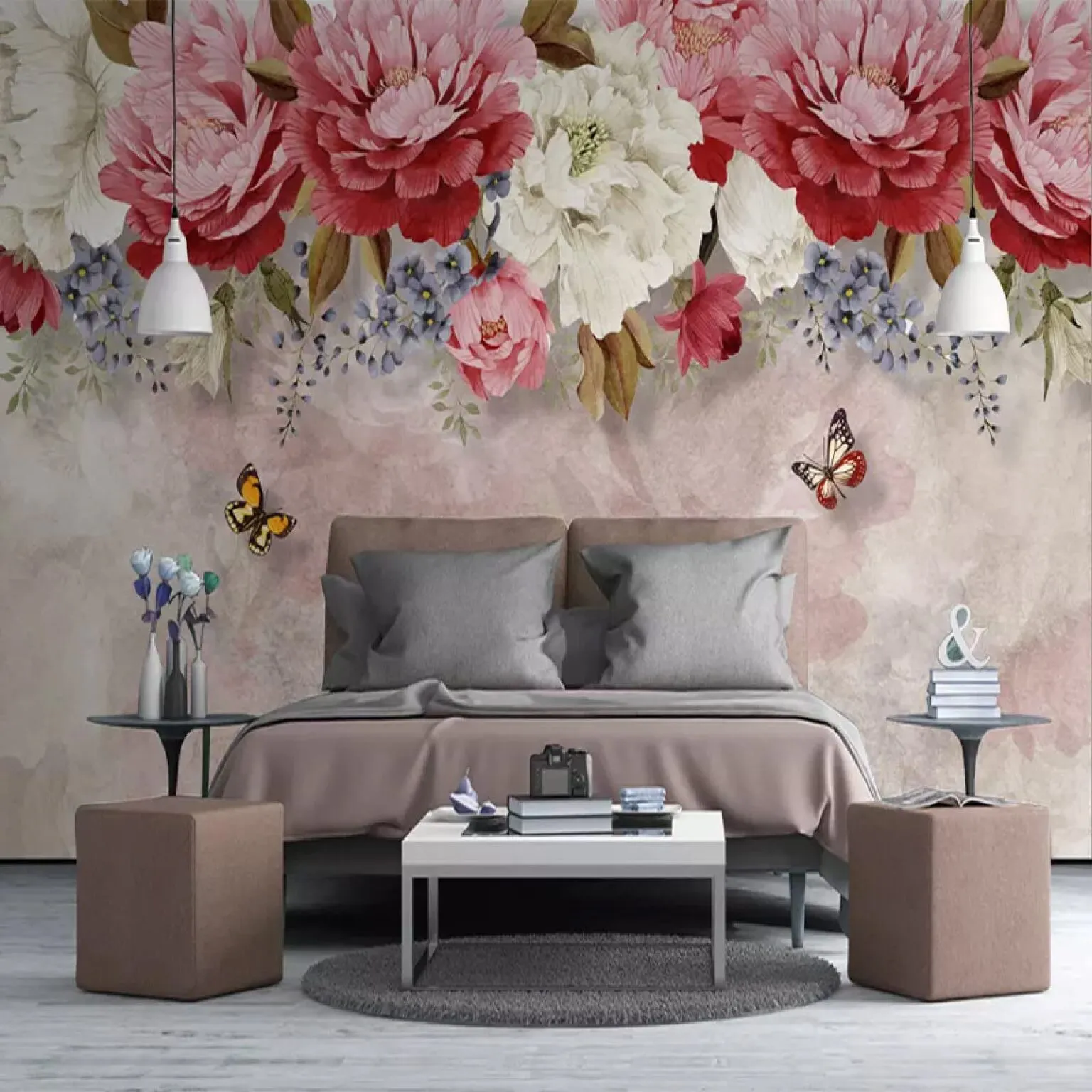 ورق جدران مناظر ثلاثيه الابعاد 3d في جميع أحياء شمال الرياض 